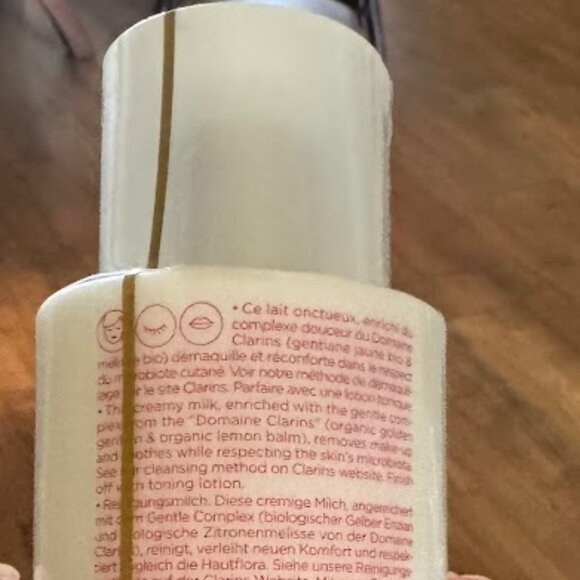 JUMBO SIZE-CLARINS Velvet Cleansing Milk-SEALED - Picture 3 of 6